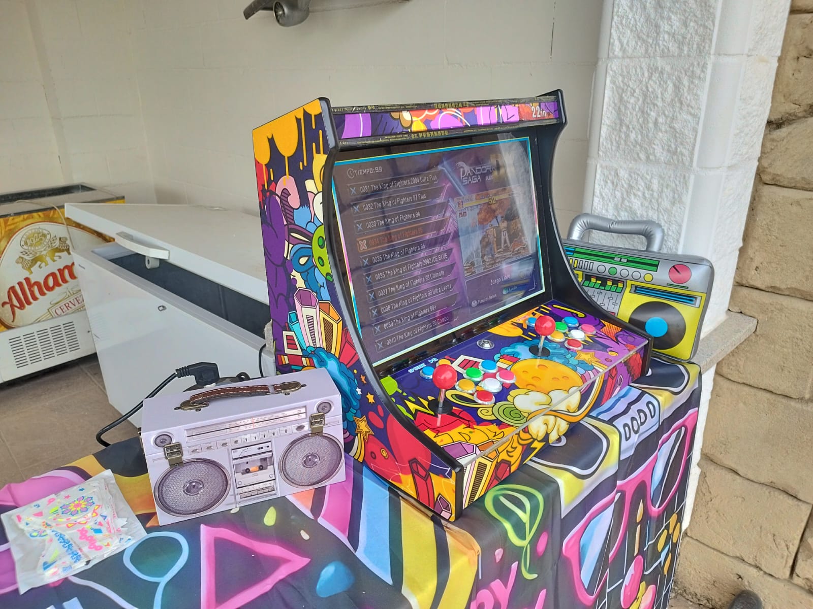 Zona recreativa arcade en Salón de Celebraciones La Era, Herrera
